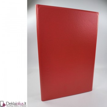 Folio dirbtinos odos atverčiamas dėklas - raudonas (Xiaomi Mi Pad 5/Pad 5 Pro (11.0)